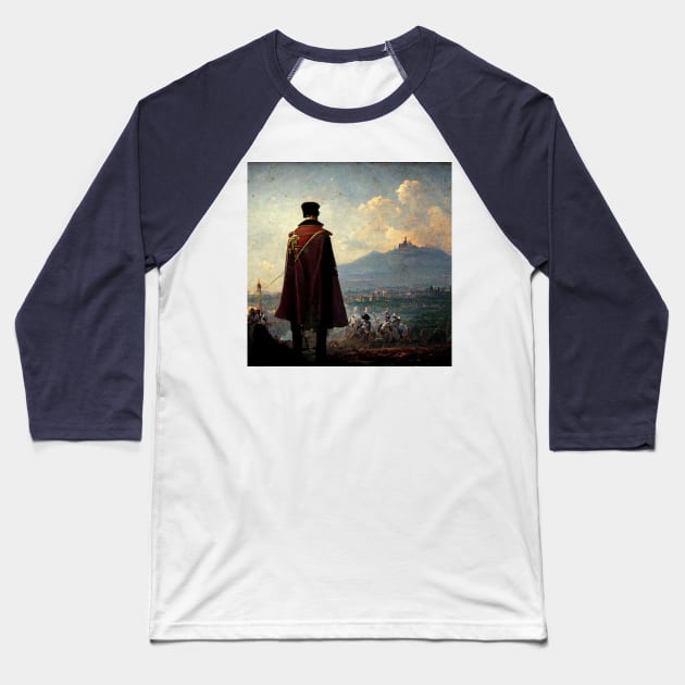 Napoleon at battlefield Baseball T-Shirt by Planty of T-shirts